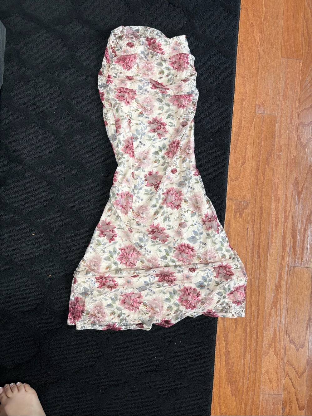Floral mermaid skirt